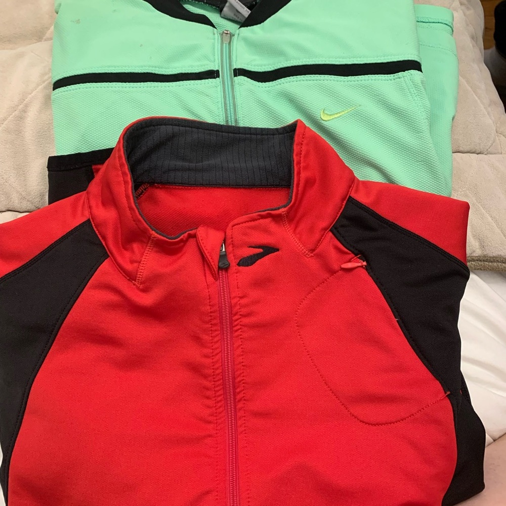 Brooks Red and Black Jacket